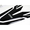 BIKE-label Tank Pad 3D Tank Protector Black Compatible with Yamaha