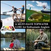 RoseFlower 114 PCS Fishing Lure Set, Includes Hard and Soft