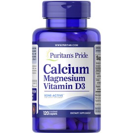 Puritan's Pride Calcium Magnesium with Vitamin D - 120 Caplets