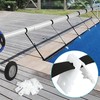 12pcs Inground Pool Solar Cover Clips for Reel, Plastic Blanket