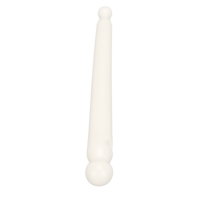 Manual Acupuncture Pen White Ceramic Face Body Acupressure Bar Deep