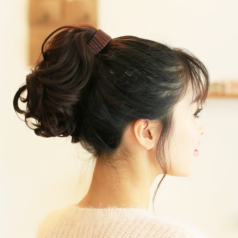 CEXIN Heat Resistant Cute Ponytail Wig, Point Wig, Automatic Ponytail