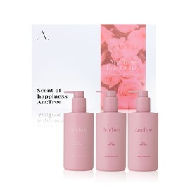 Rose & Musk Flora Perfume Body Care Gift Set + Shopping Bag (2 Body Washes + 1 Body Lotion) / 로즈&머스크 플로라 퍼퓸 바디케어 선물세트+쇼핑백(바디워시2+바디로션1)