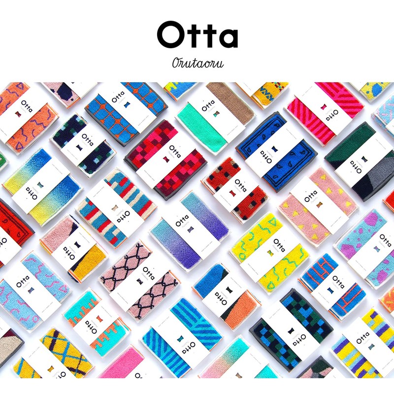 Tanaka Sangyo Handkerchief Otta Half Towel Handkerchief, Trifold Type, 1