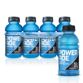 POWERADE Sports Drink Mountain Berry Blast, 12 Ounce (Pack of 8)