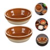 iplusmile 2Pcs Ceramic Steaming Bowls Practical Kitchen Tableware for Soup