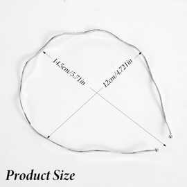 Ymapinc Silver Thin Headband, 3 Pcs Hair Bands with Wavy Designs, Metal Hair Band for Women,Preppy Headband Set, Elastic Headbands for Daily Sports Headbands for Women Teens