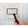 Jumbo Rectangular Handheld Magnifying Glass (3X Magnification) – Scratch Resistant