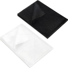 Vimmvid Pack of 2 Thick Style Ironing Fleece, 100 x 200 cm for Fleece for Sewing, Weight, Ironing Fabric, Non-Woven Fabric, One-Sided Ironing Fleece for Reinforcing, Fleece for Ironing, Reinforced