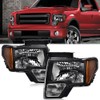 ALLGOOD Headlights Compatible with 2009-2014 Ford F150 Headlamps Driver &
