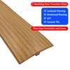 ZEYUE Flexible PVC T-Molding Transition Strips for Hard Wood Floor,Laminate,Tile,LVP.