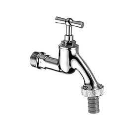 Schell Tap with Locking Handle, 1/2-Inch Chrome 034050699