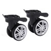 Haofy 1 Pair Luggage Swivel Wheels Suitcase Swivel Wheels Replacement