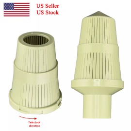 FLECK, Runxin, Legacy-5900 Set of 3/4 Top / Bottom FRP Distributors for FLECK Water Softener 1.05" Strainer - 7 Pairs of Top and Bottom Strainers