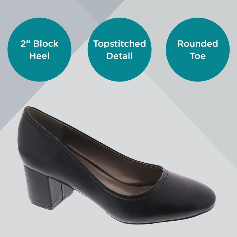 ARRAY Masseys Womens Daphne Block Heel Dress Pump 12 W