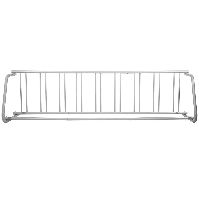 All Steel Grid Bike Rack with 9 Holders 111\" Length