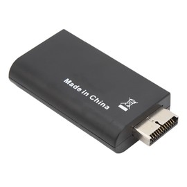 PS2 to HD Converter, 1080P Lightweight Body, Lossless Conversion, 480I 576I 480P Resolution, Easy to Use, for PS2 Console, Display and TV with