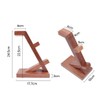 AIXXCUVQ Solid Wood Third Floor Headphone Hanger Smartphone Organizer Game