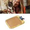 Dog Rattan Cooling Mat Bite Resistant Comfortable Breathable Cat Cooling