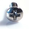 Chrome guitar switch screws countersunk packs of 2