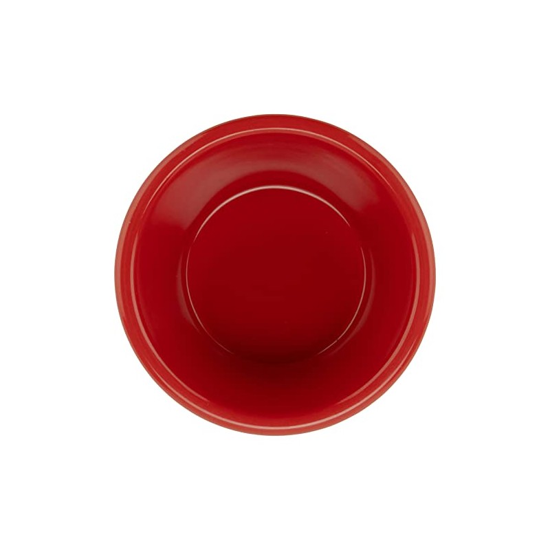 G.E.T. RM-401-R Red 4 oz. Fluted Ramekin, Break Resistant, Red