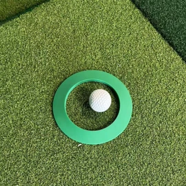 Golf Putting Cup Ring, All-Direction Golf Practice Hole, Golf Practice Putting Cup, Golf Training Aid Putting Cup, Portable Golf Putting Green Hole for Golf