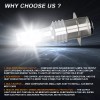 CHUSYYRAY 2PC Bright LED Headlight Bulbs for 2003-2024 YAMAHA KODIAK
