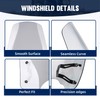 Motorcycle Windshield Deflector with Bracket Windscreen Fit for Vulcan S