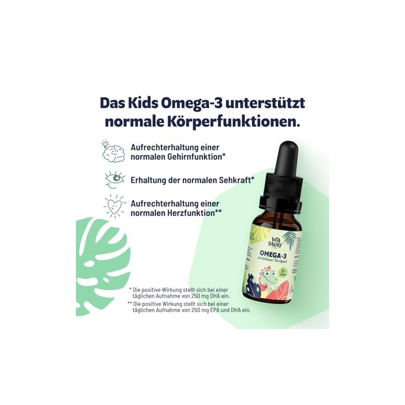 Kids Omega 3 for Children - Made from Marine Microalgae