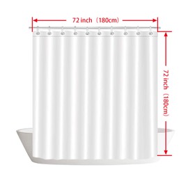 TJZ HOME London Shower Curtains Fabric ，Red Telephone Booth Retro Romantic City Scenery Old Street Big Ben Vintage Building Picture Polyester Cloth Print Bathroom Curtains Set 72x72(cx228)