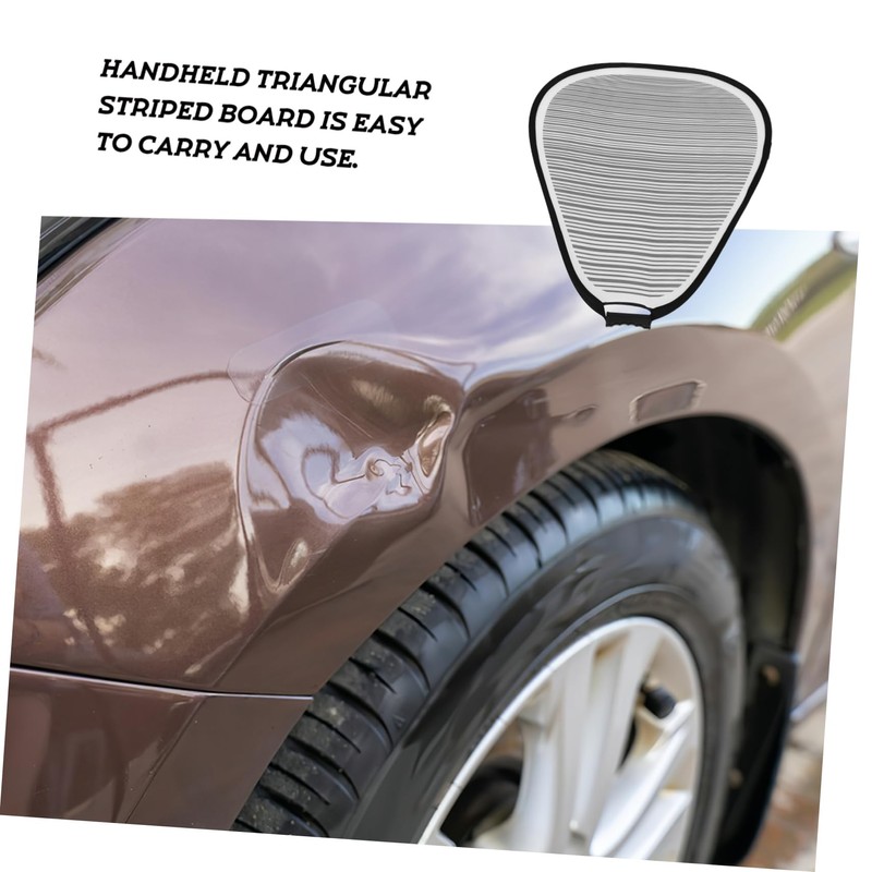 Operitacx Portable Striped Dent Removal Reflector Board Lightweight Flexible Light