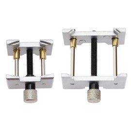 2PCS Watch Movement Holder Watchmaker Clamp Adjustable Watch Case Multifunctional Repair Tool for Repair Disassemble Adjust Fix Watch Movement 2 Sizes