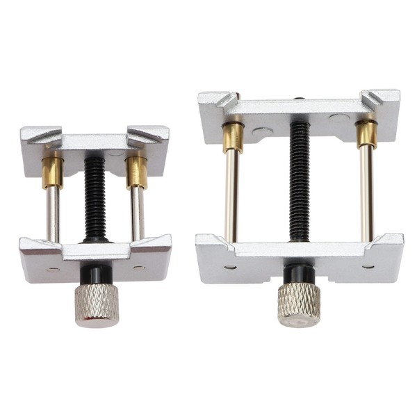 2PCS Watch Movement Holder Watchmaker Clamp Adjustable Watch Case Multifunctional