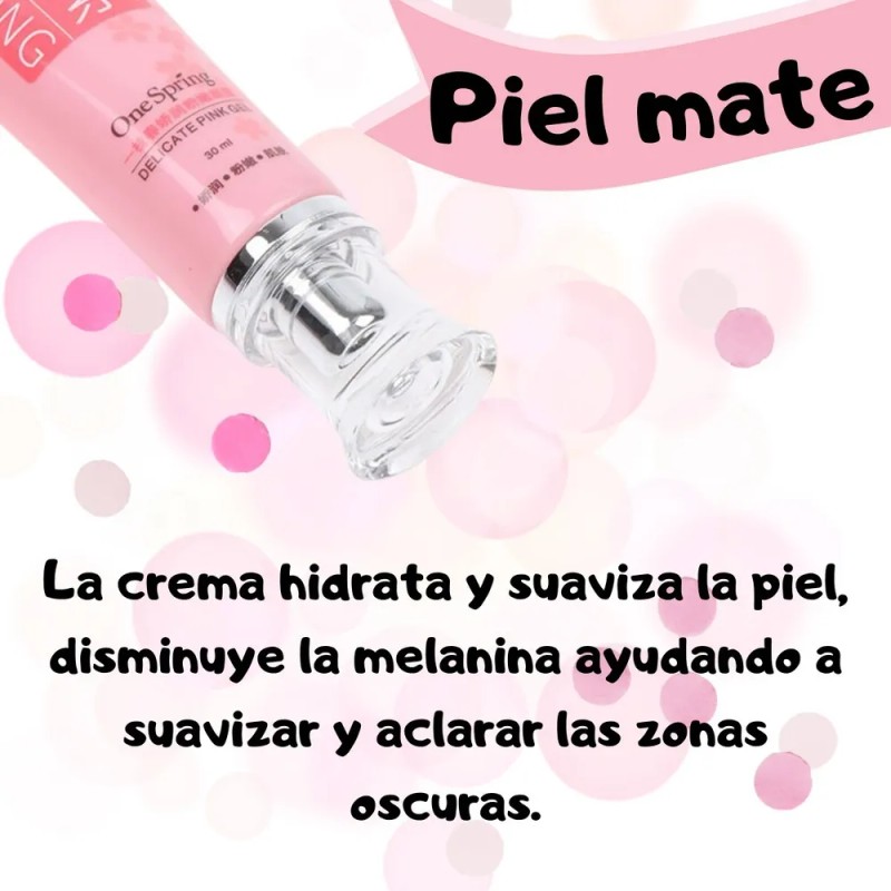 Crema Aclarante Zonas Intima Pezón Axilas Mujer Blanquea F