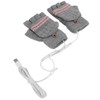 1Pair USB Heated Winter Gloves Mitten Knitting Hand Warmer Gloves