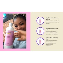 Retinol Serum - Vitamin A - 500ml extra Large - Advanced Anti-Aging Formula with Hyaluronic Acid By Hollyberry Cosmetics