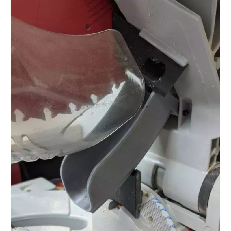 3DEXCEL Delta 12 Inch Miter Saw Dust Collection Chute blade