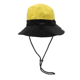 Surf Monkey Boonie Waterproof Bucket Hat One Size Men Women, black / yellow