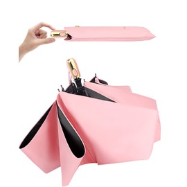 [2023 Version] Parasol, One-touch Automatic Open/Close, Folding Umbrella, Compact, Ultra Lightweight (9.2 - 10.5 oz (260 - 280 g), Folding Parasol, UV Protection, Thermal Blocking, UV Blocking,