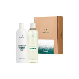 [The Body Shop] White Musk Body Care Set (Shower Gel + Body Lotion) / [더바디샵] 화이트 머스크 바디케어 세트(샤워젤+바디로션)