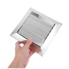 Tofficu Stainless Steel Round Wall Vent Cover with Adjustable Louvers