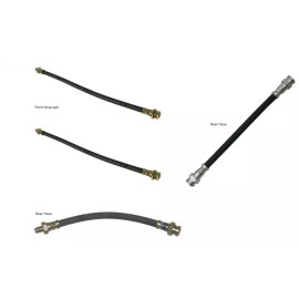N?A Datsun 510 68-73 Rubber Brake Hose Kit Front Rear 650-304