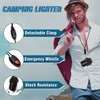 Waterproof Butane Torch Lighter Refillable Windproof Jet Flame Lighters for