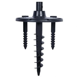 LUTEC Ground Spike for Post Light, Black