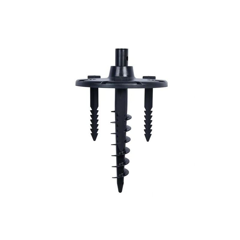 LUTEC Ground Spike for Post Light, Black