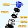 ANGEEK 10 pieces 10-6 mm 3-way Y-connector with variable diameter,