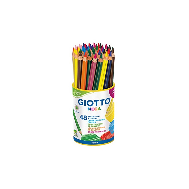 GIOTTO 518100 Farbstifte, Mehrfarbig, 48 Count (Pack of 1)