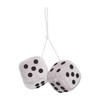 Carpoint 0510078 Fuzzy Dice - White