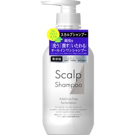 Nippon Prescription NC Scalp Shampoo, 16.9 fl oz (480 ml), Scalp & Hair Care All-in-One Shampoo, Formulated with Treatment Ingredients, Additive-Free Formulation, Citrus Scent