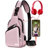Waterproof Sling Bag Crossbody Backpack for Men Women Sling Backpack
